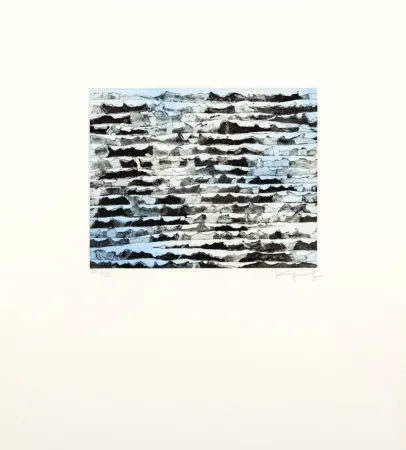 Aguafuerte Kim - Nuit de la mer (bleu)