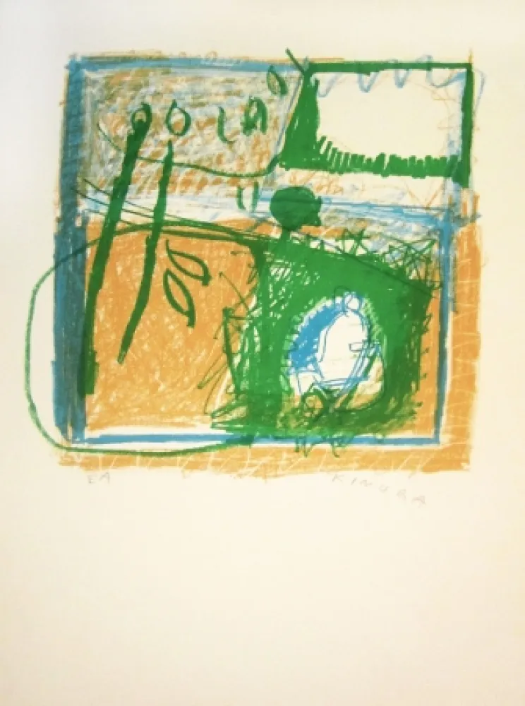 Litografía Kimura - Untitled