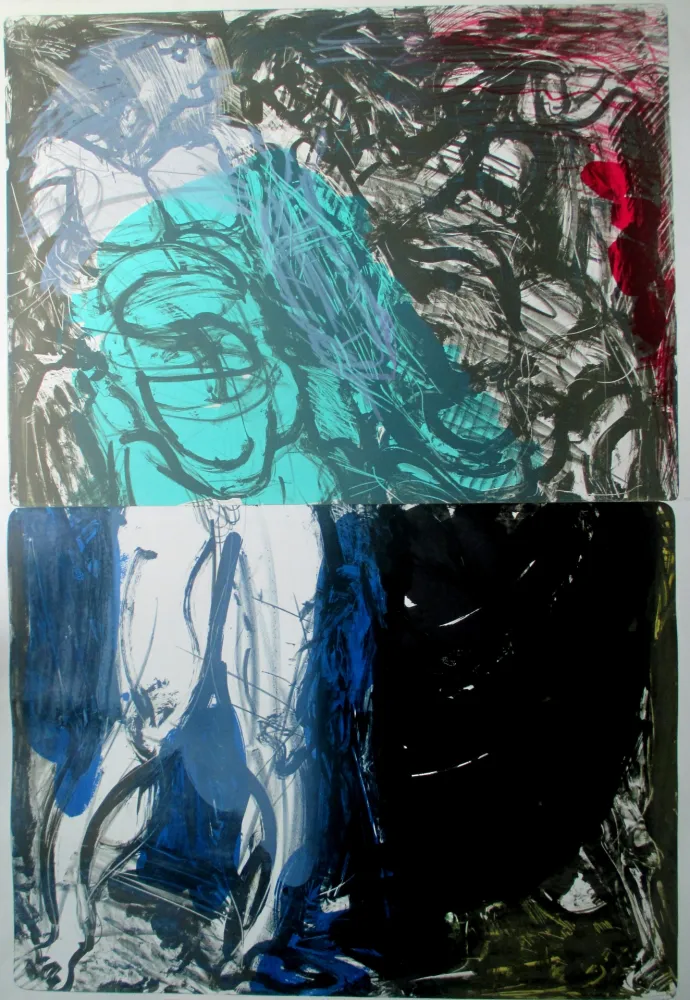 Litografía Kirkeby - Den Danske Radeerforening