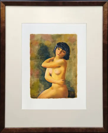 Litografía Kisling - Gitane surprise (Gitane Surprise)