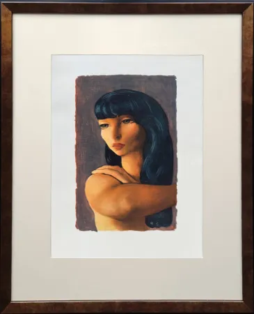 Litografía Kisling - La nouvelle Esméralda (The New Esmeralda)
