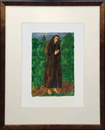 Litografía Kisling - Vieille caraque (Old Carrack)