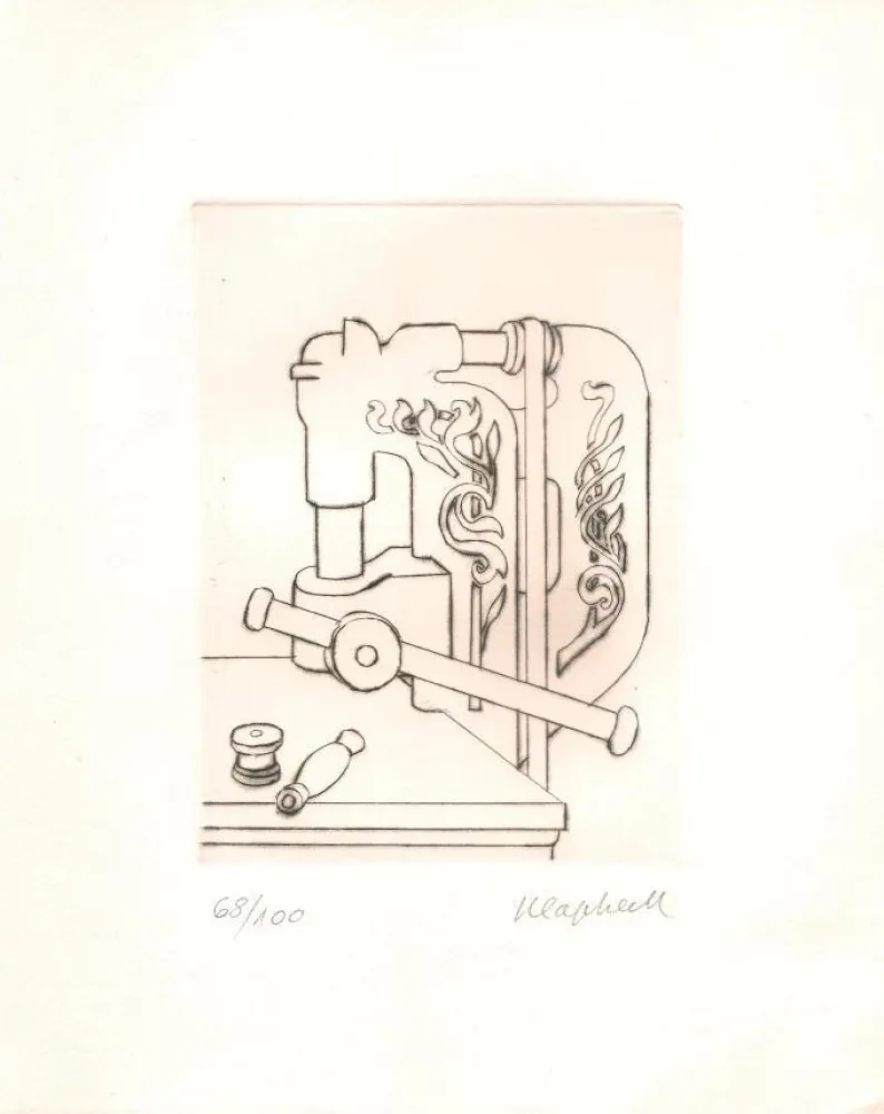 Grabado Klapheck - CUCINA