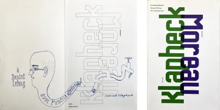 Libro Ilustrado Klapheck - KLAPHECK/MOREAU. Catalogue et beau dessin original de Klapheck (2008)