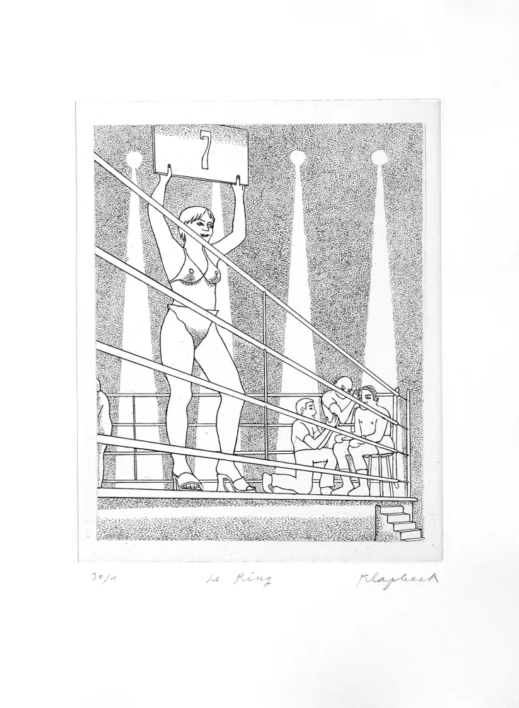 Grabado Klapheck - Ring