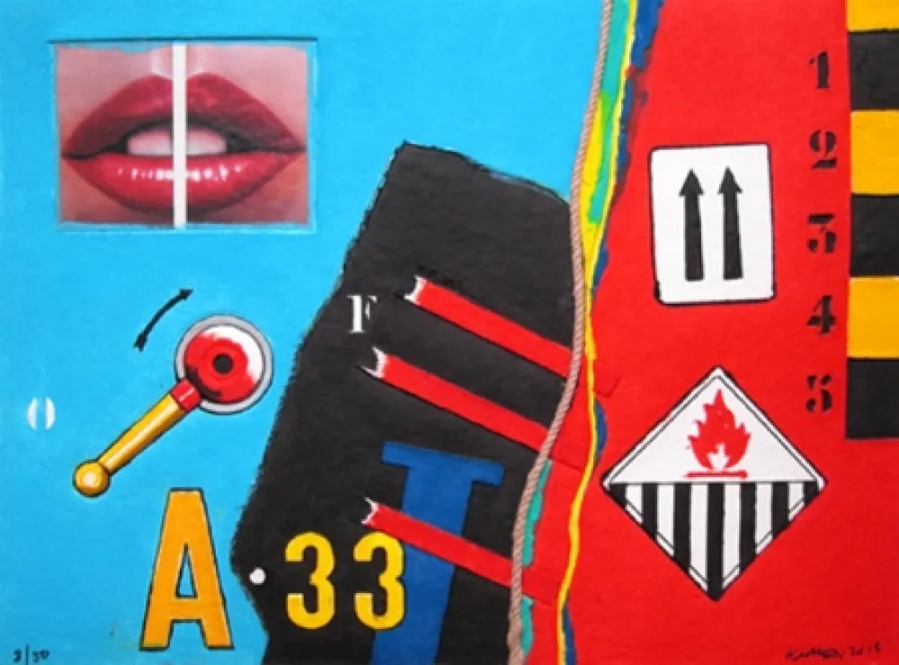 Sin Técnico Klasen - A 33 - Aquagravure de Peter KLASEN