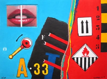 Sin Técnico Klasen - A 33 - Aquagravure de Peter KLASEN