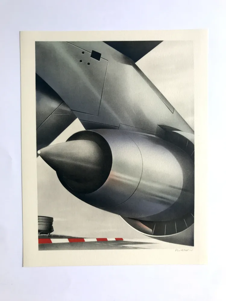 Litografía Klasen - Aérodrome (L'Air II)