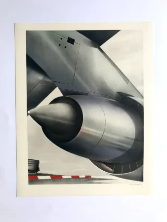 Litografía Klasen - Aérodrome (L'Air II)
