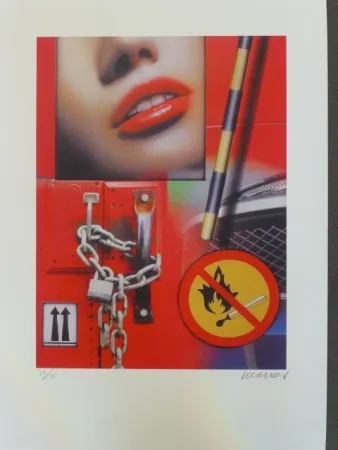 Estampa Numérica Klasen - Inflammable 