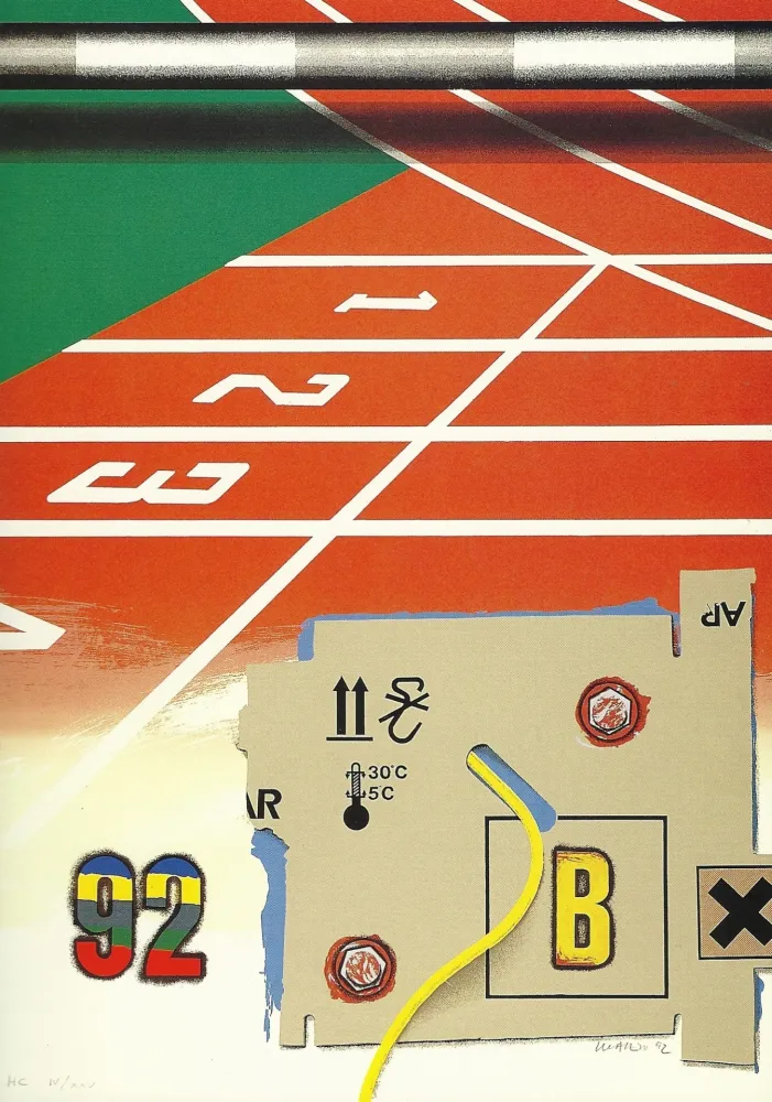 Litografía Klasen - JO BARCELONE 1992