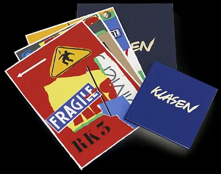 Serigrafía Klasen - Klasen devant le miroir de notre monde