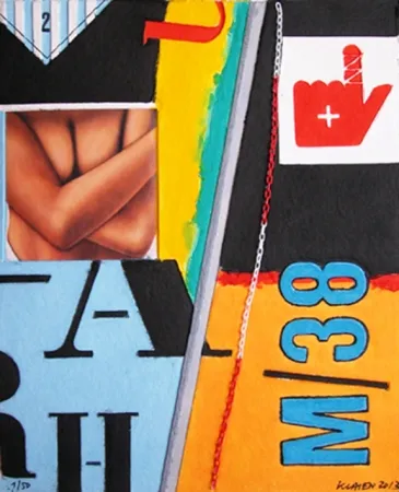 Sin Técnico Klasen - M 38 - Aquagravure de Peter KLASEN