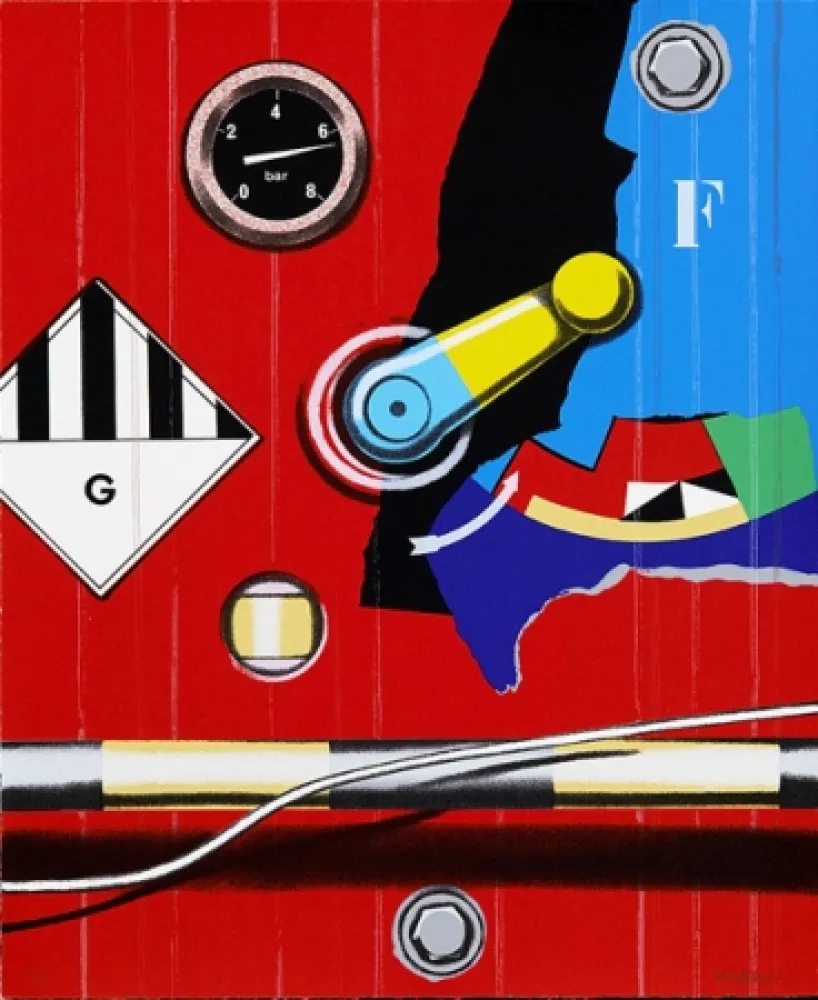 Serigrafía Klasen - Manette/G/ rond rouge