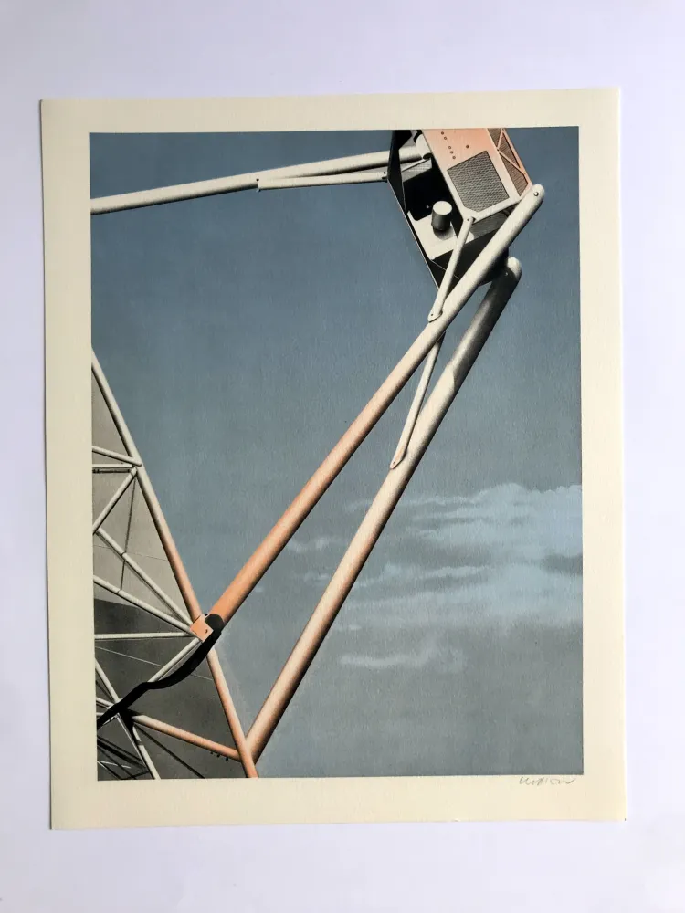 Litografía Klasen - Télécommunications (L'Air IV)