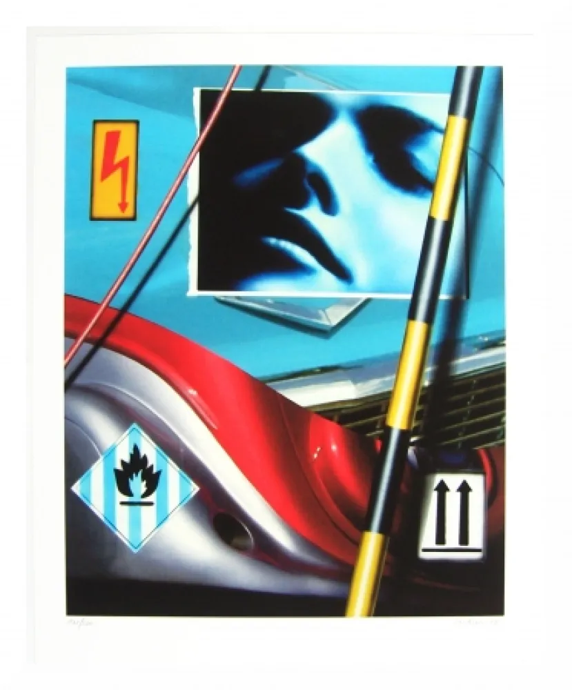 Litografía Klasen - Visage