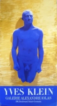 Serigrafía Klein - Affiche exposition galerie Alexandre Iola