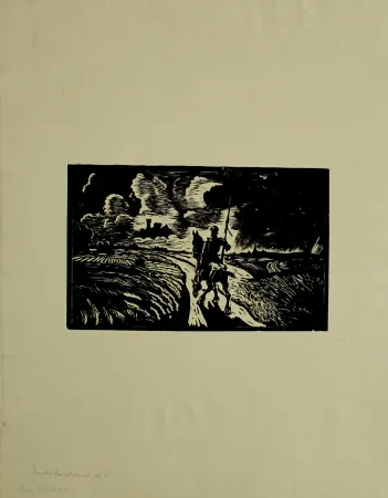 Grabado En Madera Klemm - Don Quixote