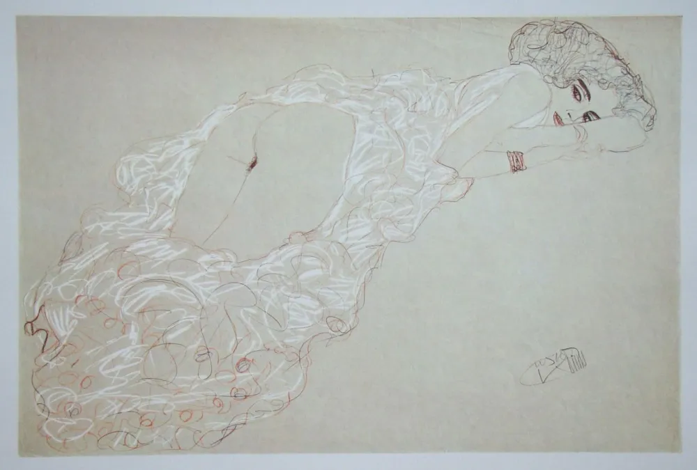 Offset Klimt (After) - Erotische Zeichnung