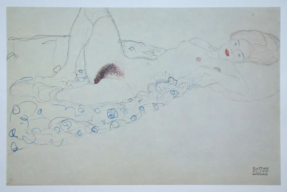 Offset Klimt (After) - Erotische Zeichnung