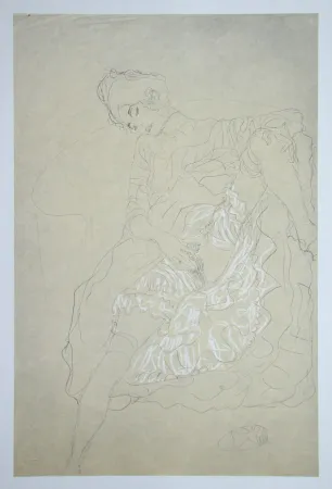 Offset Klimt (After) - Erotische Zeichnung