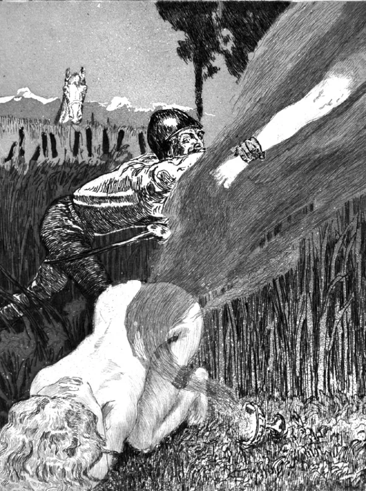 Aguafuerte Y Aguatinta Klinger - Il piede