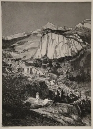 Aguafuerte Y Aguatinta Klinger - Mondnacht