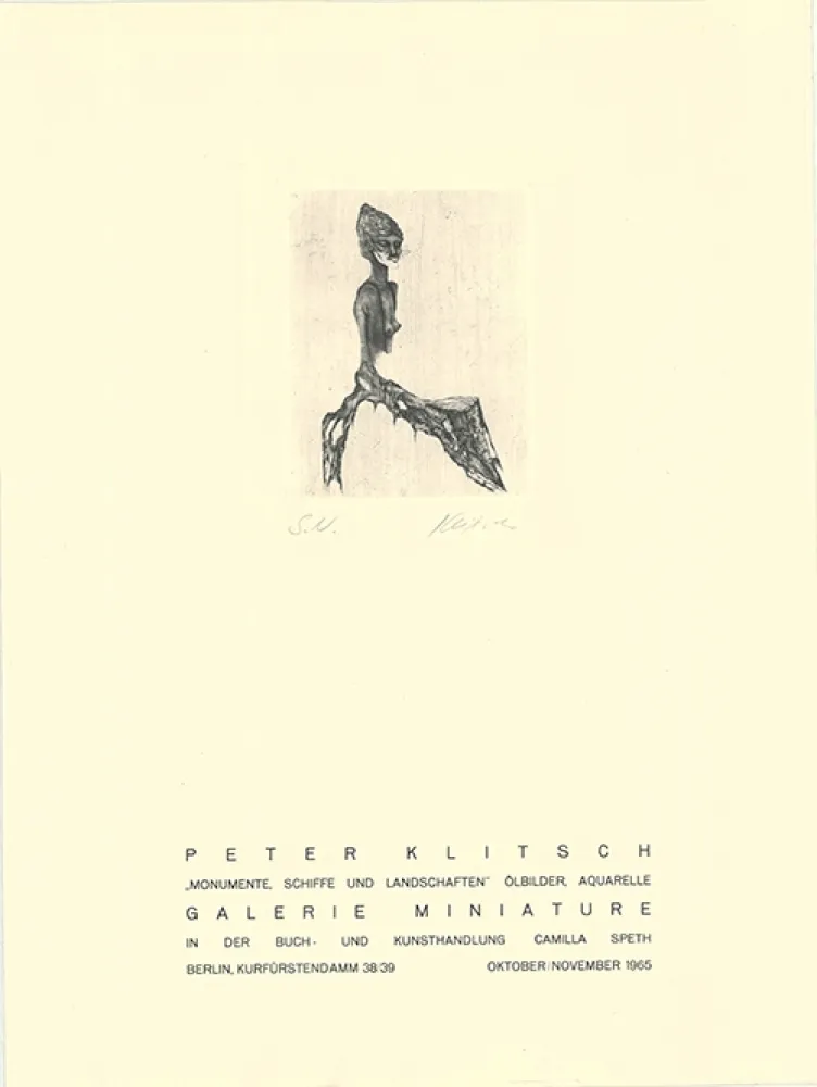 Grabado Klitsch - Monumente, Schiffe und Landschaften 