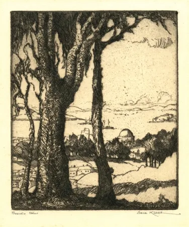 Grabado Kloss - Presidio View