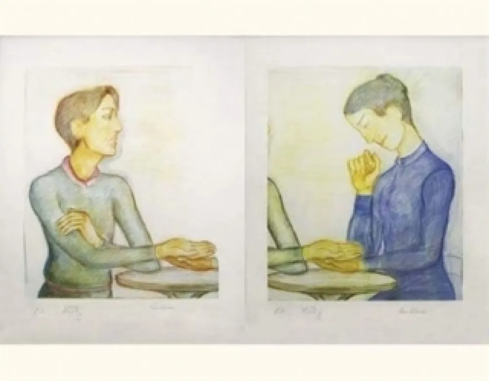 Litografía Klossowski - La chiromancienne