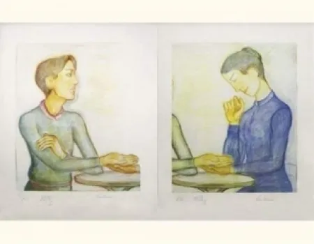 Litografía Klossowski - La chiromancienne