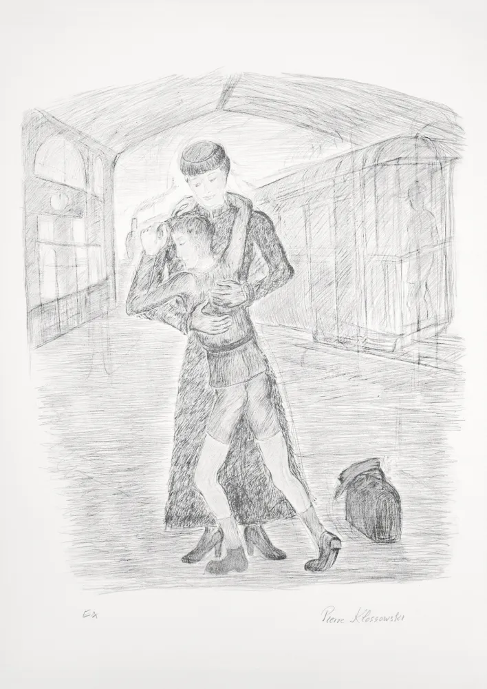 Litografía Klossowski - Mère et fils