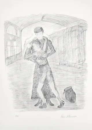 Litografía Klossowski - Mère et fils