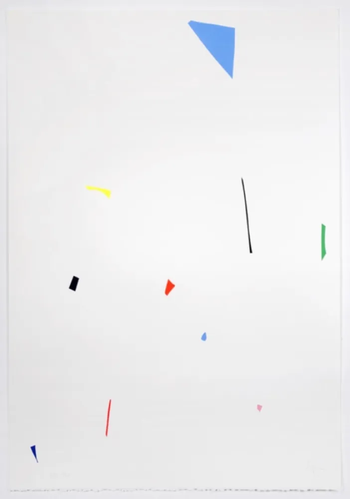 Serigrafía Knoebel - Ohne Titel (2)