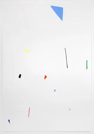 Serigrafía Knoebel - Ohne Titel (2)