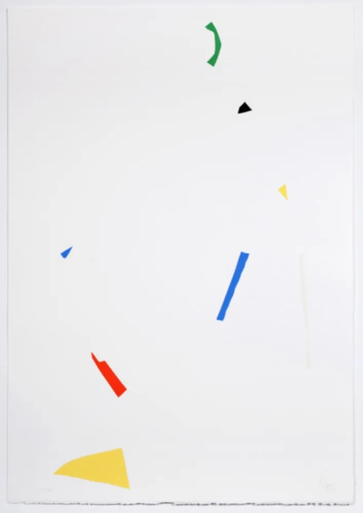 Serigrafía Knoebel - Ohne Titel (3)