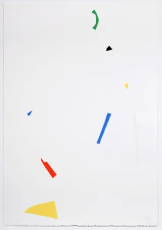 Serigrafía Knoebel - Ohne Titel (3)