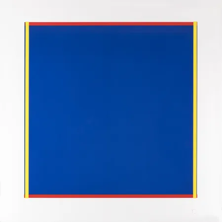 Serigrafía Knoebel - Rot, Gelb, Weiss, Blau 02