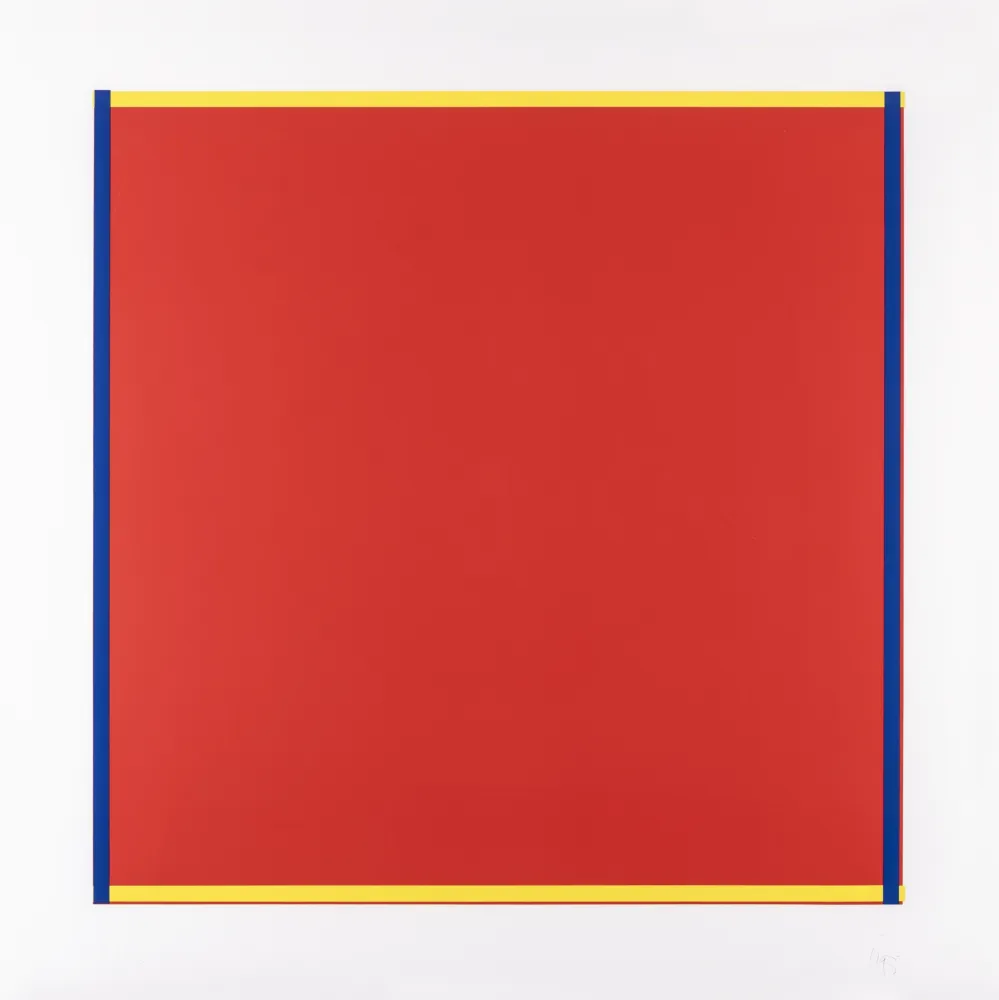 Serigrafía Knoebel - Rot, Gelb, Weiss, Blau 04