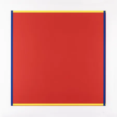 Serigrafía Knoebel - Rot, Gelb, Weiss, Blau 04
