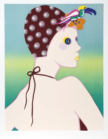 Serigrafía Kogelnik - Crazy Bird