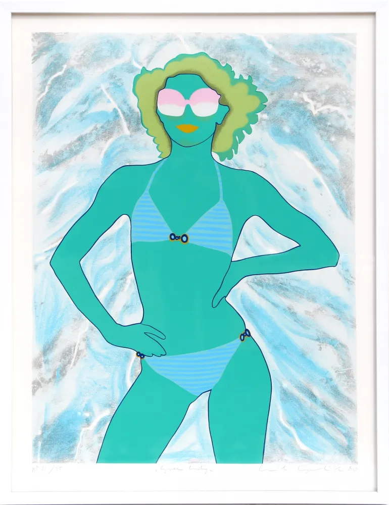 Serigrafía Kogelnik - Green Lady