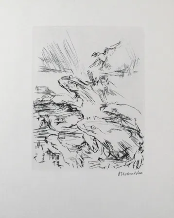Punta Seca Kokoschka - Die Frösche / The Frogs