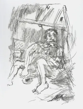 Litografía Kokoschka - Edgar,1963