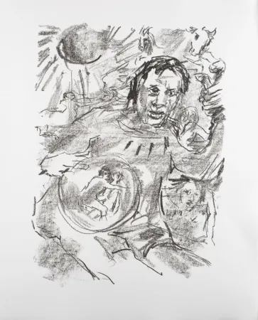 Litografía Kokoschka - Edmund, 1963
