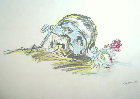 Litografía Kokoschka - Le Bal Masqué