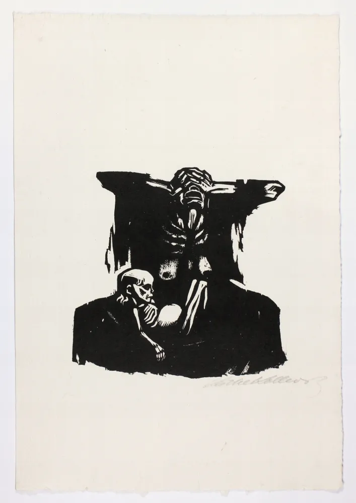Grabado En Madera Kollwitz - Hunger
