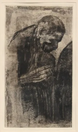 Grabado Kollwitz - Portrait of a Man