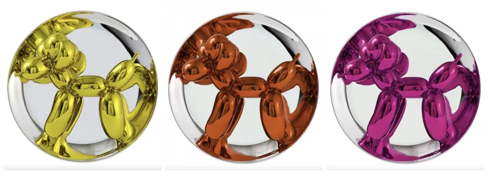 Múltiple Koons - Ballon Dogs - set of 3