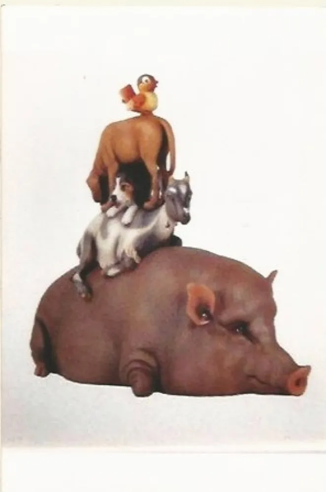 Litografía Koons - Stacked